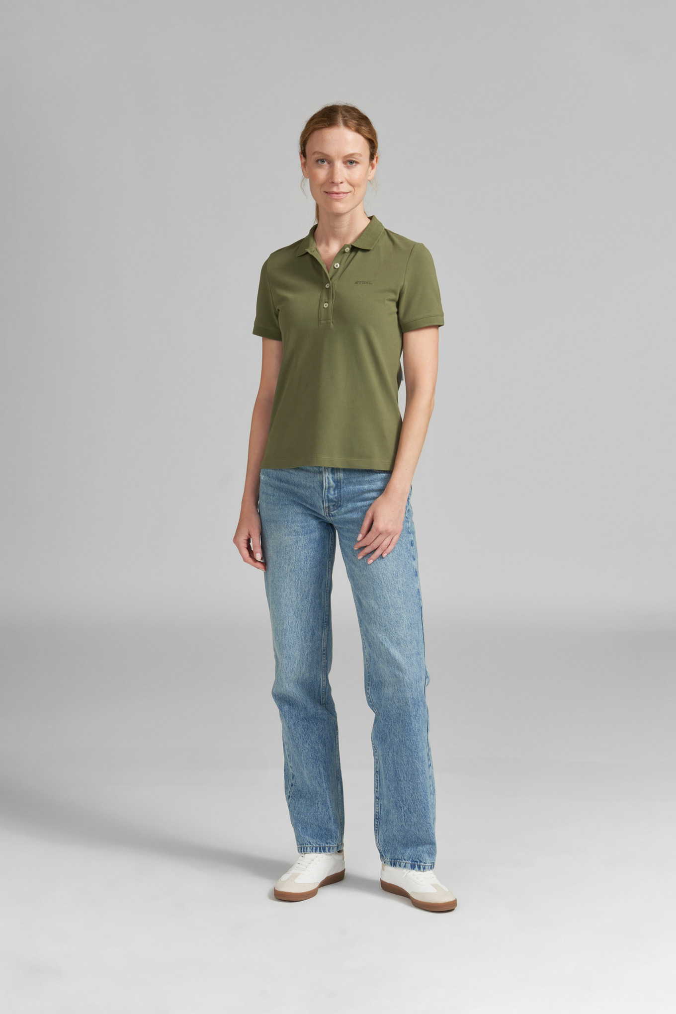 Polo pour femmes BASIC GREEN